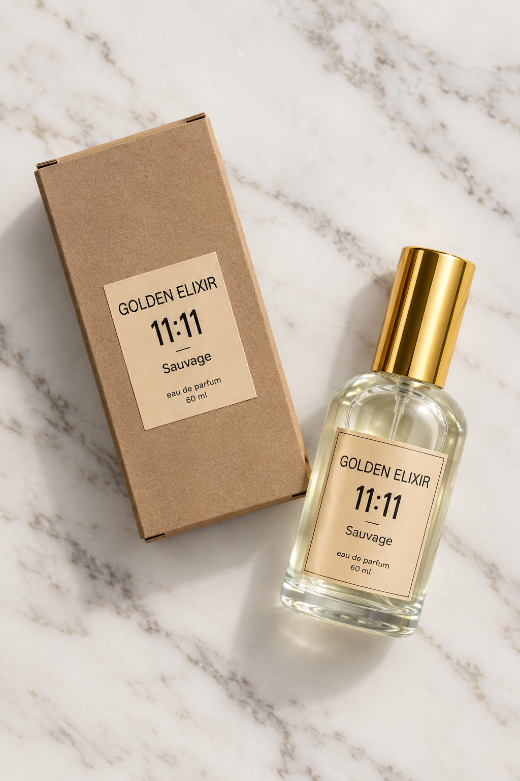 Golden Elixir 11:11 Sauvage 60 ml – vista picada