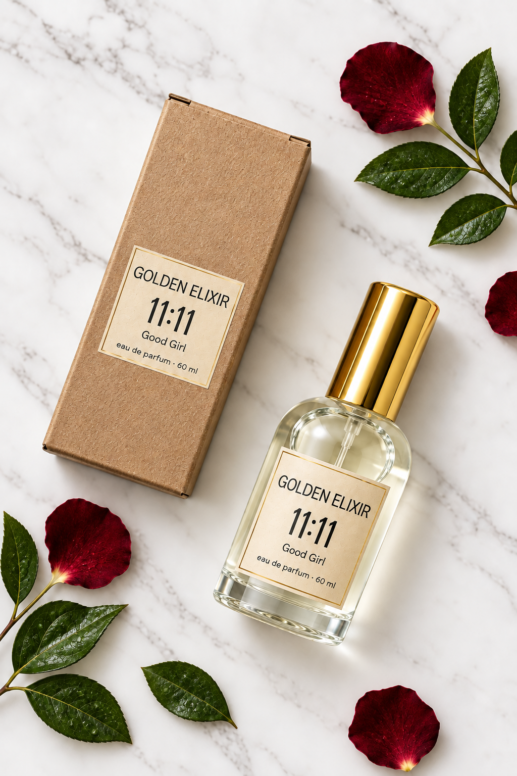 Golden Elixir 11:11 Good Girl 60 ml - Flat lay