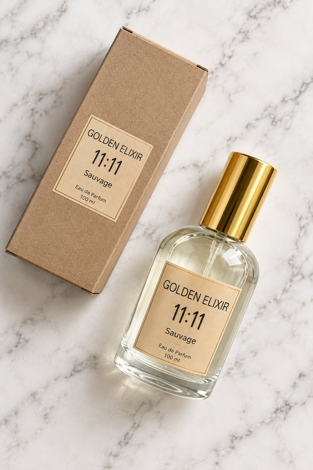 Golden Elixir 11:11 Sauvage 100 ml – vista picada