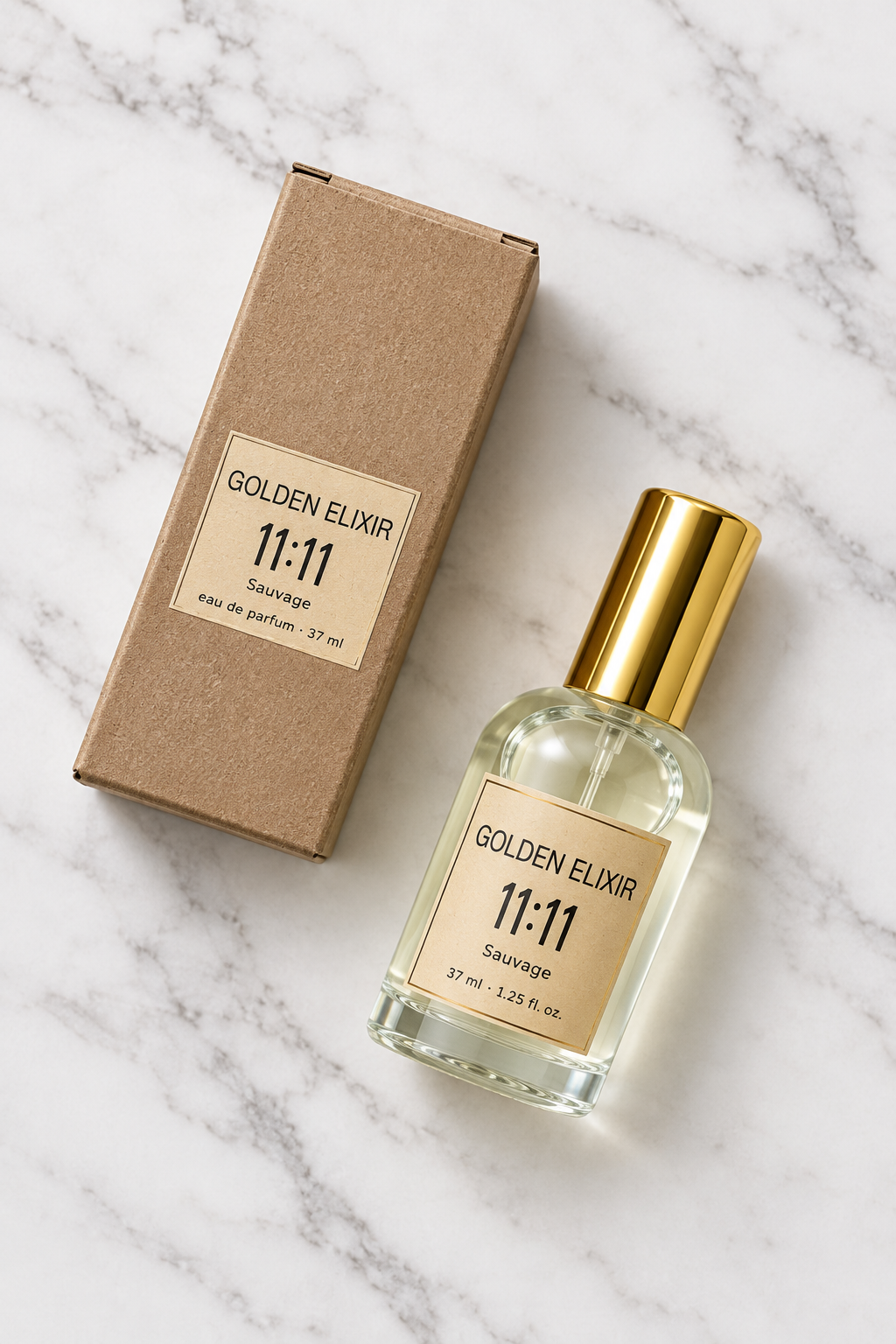 Golden Elixir 11:11 Sauvage 37 ml – vista picada